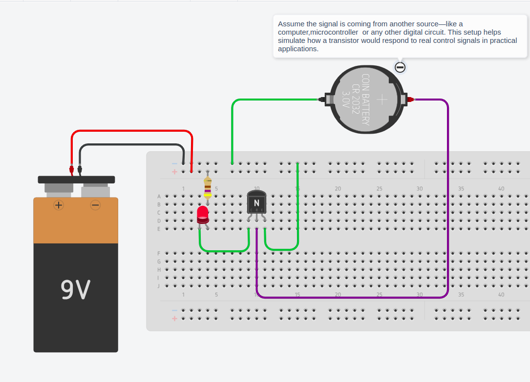 transistor-switch with two sources