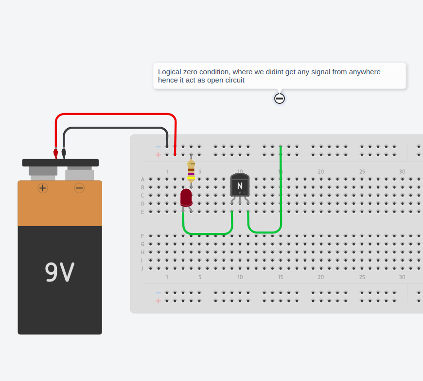 transistor-switch with two sources